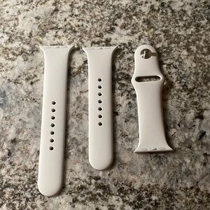White Watch Band Set For Apple Watch Series 3